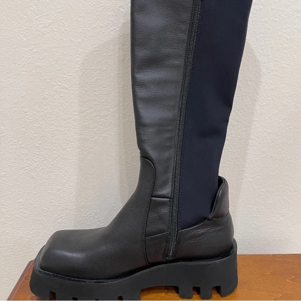 Paloma Barceló Black Knee-High Women's Boots